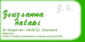 zsuzsanna halapi business card